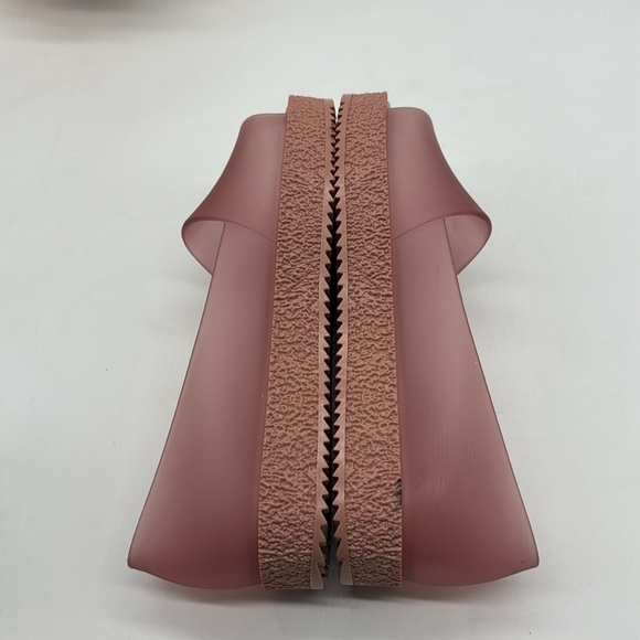 Melissa Puzzle Pink Peep Toe Platform Gel Sandals EU Size 39 MCS6371C - Picture 9 of 10